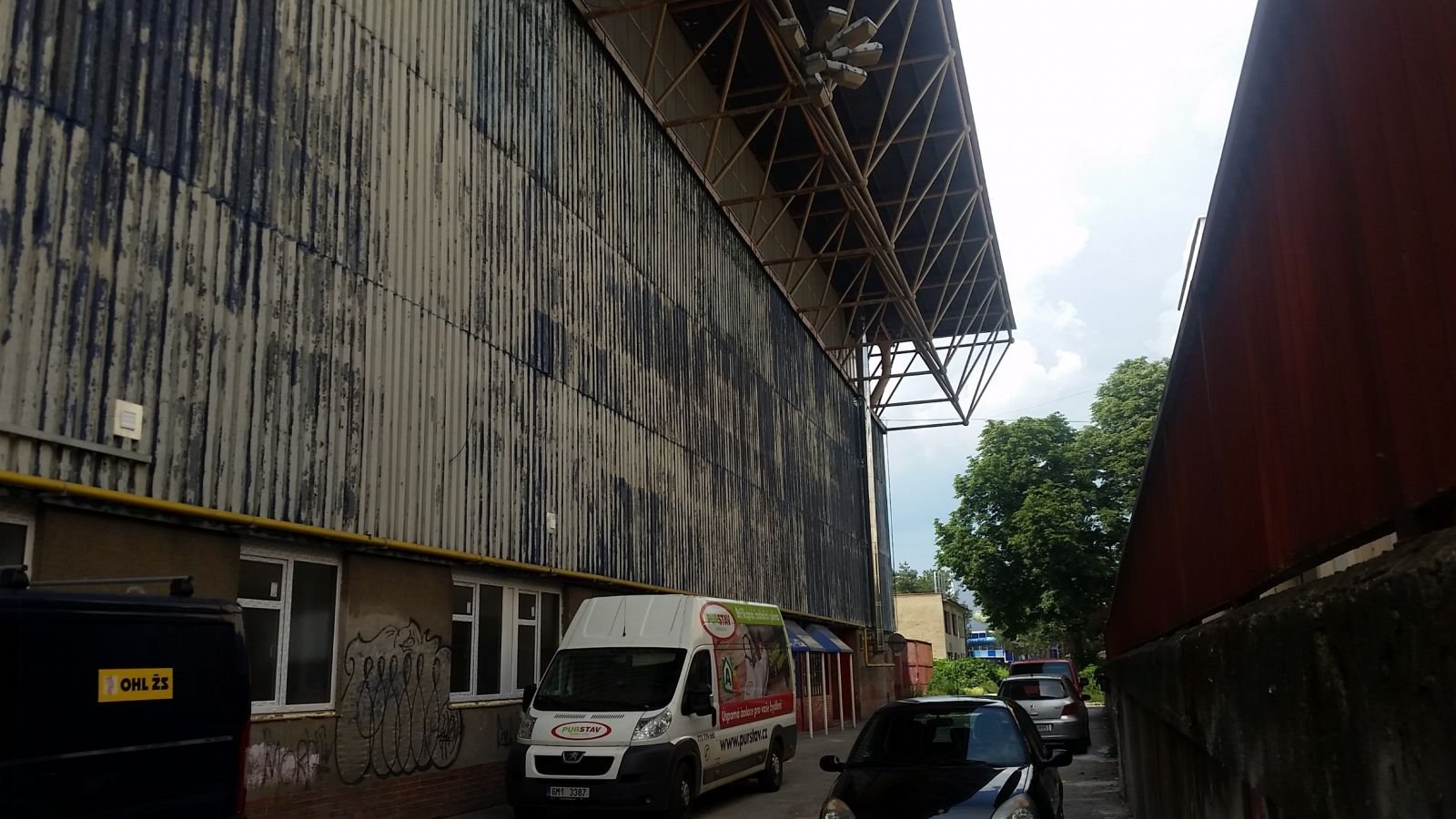 Zimní stadion v Olomouci - izolace rolbovny